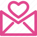 love, mail, email, heart, letter, message