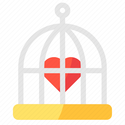 Hearts, heart, love, romantic, cage icon - Download on Iconfinder
