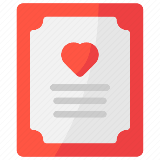 Postcard, love, letter, heart, romantic icon - Download on Iconfinder