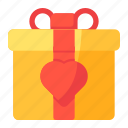 present, gift, giftbox, birthday, heart