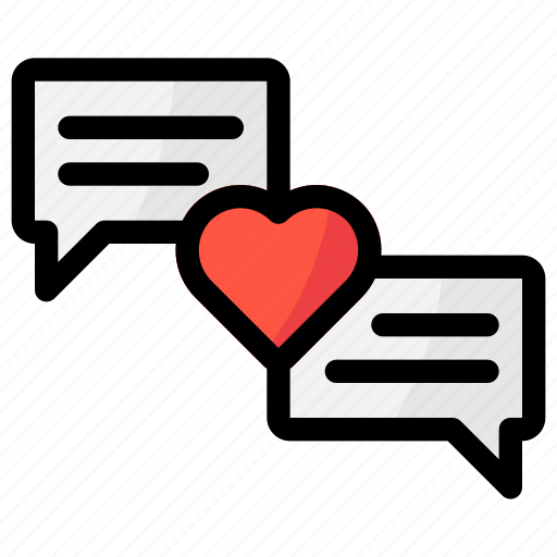 Chat, conversation, communication, talk, love icon - Download on Iconfinder