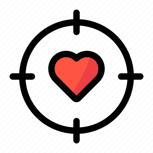 Target, focus, aim, heart, love icon - Download on Iconfinder