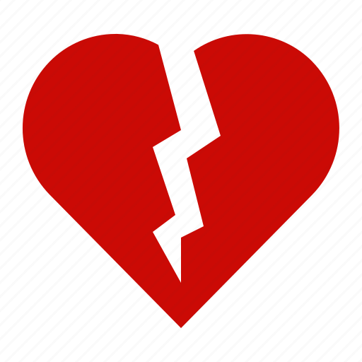 Broken, heart, love, valentine, romance, divorce icon - Download on Iconfinder