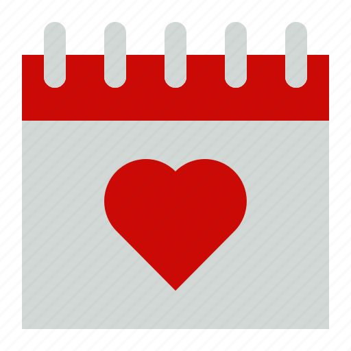 Calendar, love, valentine, wedding, marriage icon - Download on Iconfinder