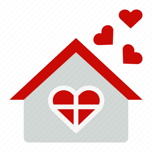 House, heart, home, love, valentine icon - Download on Iconfinder