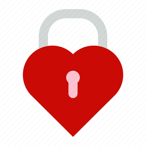 Lock, love, heart, romantic, valentine icon - Download on Iconfinder
