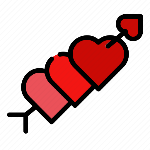 Arrow, love, heart, valentine, cupid icon - Download on Iconfinder
