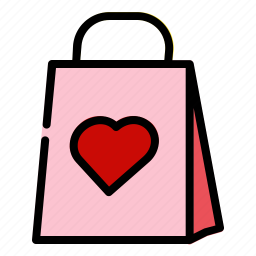 Bag, love, heart, gift, shopping icon - Download on Iconfinder