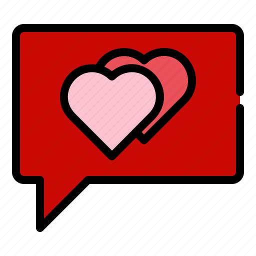 Chat, love, heart, message, speech icon - Download on Iconfinder