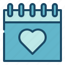 calendar, love, valentine, wedding, marriage
