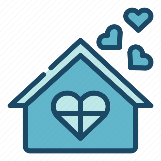 House, heart, home, love, valentine icon - Download on Iconfinder