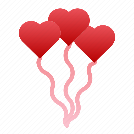 Balloon, love, heart, valentine, romantic icon - Download on Iconfinder