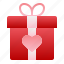 gift, love, heart, valentine, wedding 