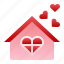 house, heart, home, love, valentine 