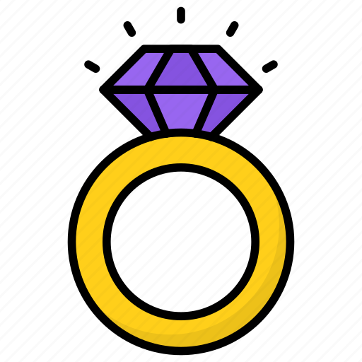 Engagement, jewelry, wedding, gemstone, diamond icon - Download on Iconfinder