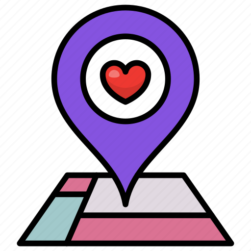 Pin, map, direction, internet, travel icon - Download on Iconfinder