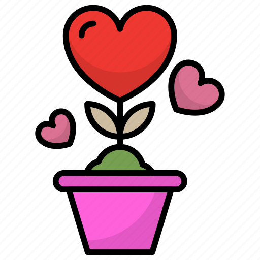 Love, blossom, plant, flower, decoration icon - Download on Iconfinder