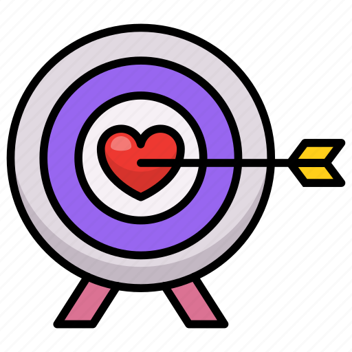 Love, celebrations, aim, goal, target icon - Download on Iconfinder