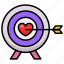 love, celebrations, aim, goal, target 