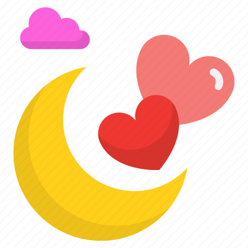 Beautiful, night, anniversary, romantic, relationship icon - Download on Iconfinder