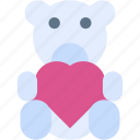 teddy, bear, valentines, heart, toy, kid, baby, stuffed, animal