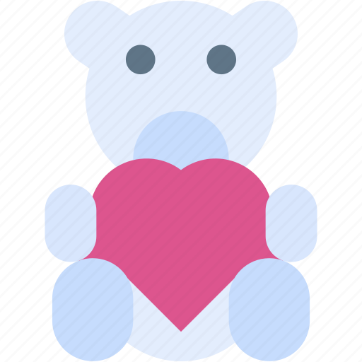 Teddy, bear, valentines, heart, toy, kid, baby icon - Download on Iconfinder