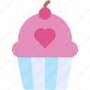 cupcake, dessert, cup, cake, muffin, sweet, strawberry