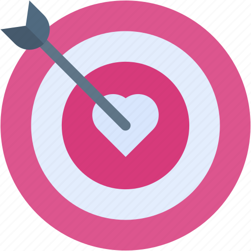 Target, love, and, romance, valentines, day, aim icon - Download on Iconfinder
