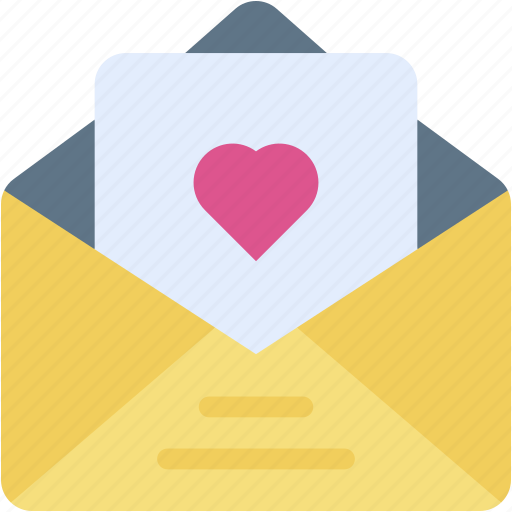 Love, letter, hearts, and, romance, valentines, day icon - Download on Iconfinder