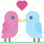 love, birds, bird, valentines, day, and, romance 