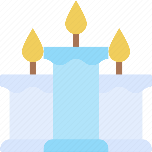 Candles, candle, miscellaneous, flame, decoration, light icon - Download on Iconfinder
