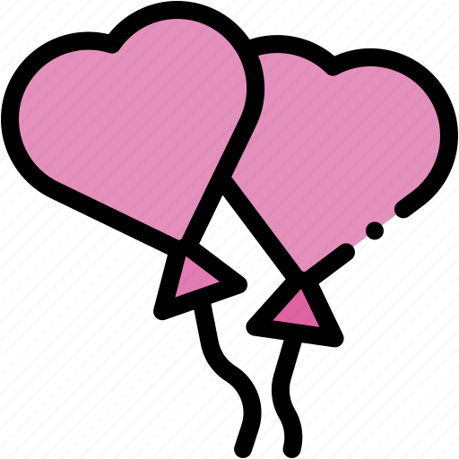 Heart, balloon, valentines, day, party, balloons, love icon - Download on Iconfinder