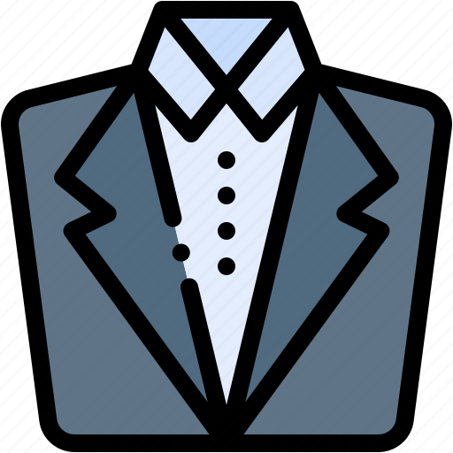 Tuxedo, style, suit, dress, code, wedding, fashion icon - Download on Iconfinder