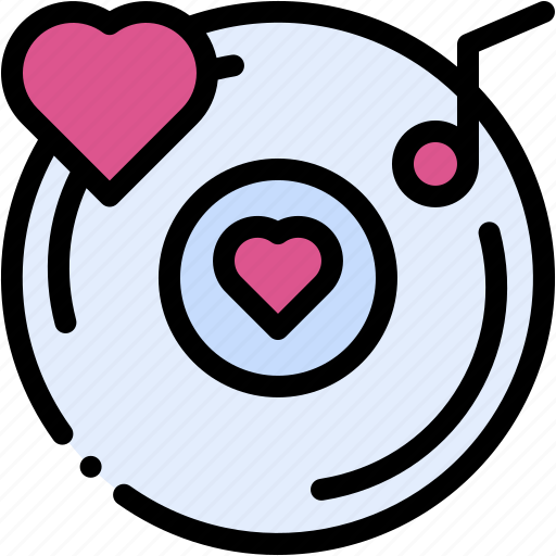 Romantic, music, love, romance, multimedia, valentines, quaver icon - Download on Iconfinder