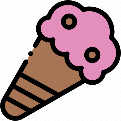 Ice, cream, dessert, summer, sweet, food, and icon - Download on Iconfinder
