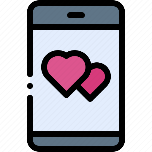 Dating, app, heart, love, and, romance, romantic icon - Download on Iconfinder
