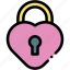 padlock, love, romance, tools, utensils, valentines, heart, shaped, romantic 