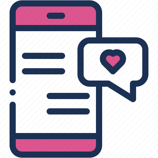 Love, message, and, romance, chat, heart, communication icon - Download on Iconfinder