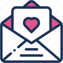 love, letter, hearts, and, romance, valentines, day