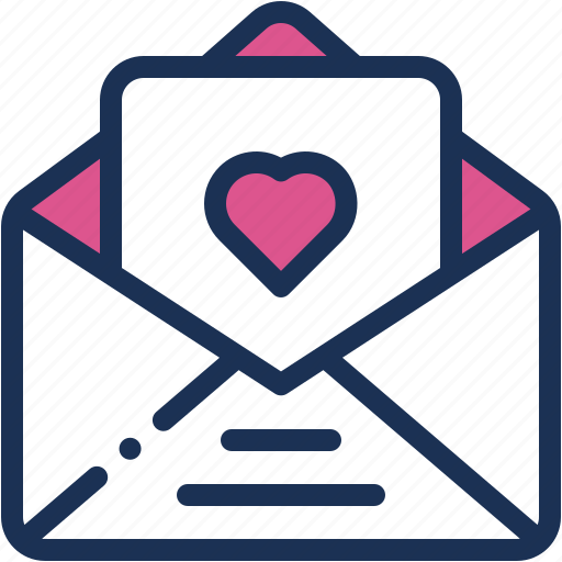 Love, letter, hearts, and, romance, valentines, day icon - Download on Iconfinder