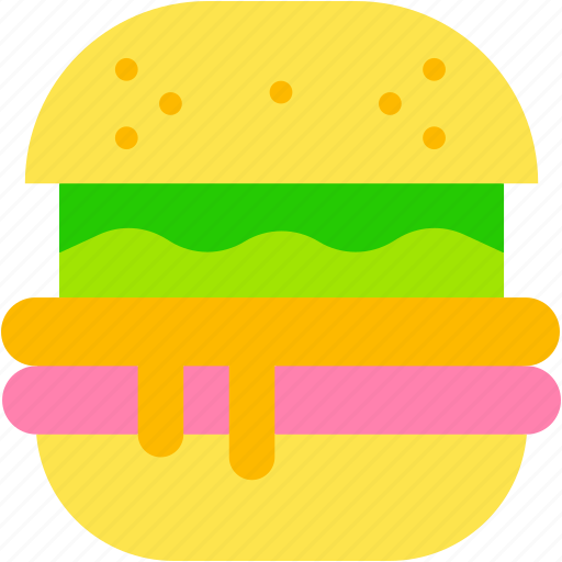Hamburger, food, and, restaurant, junk, burger, sandwich icon - Download on Iconfinder