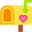 mailbox, love, letter, heart, and, romance, valentines, day 