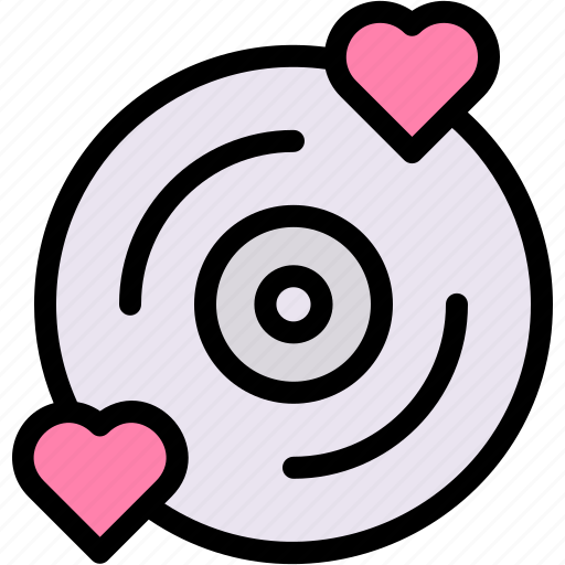 Love, song, music, and, multimedia, cd icon - Download on Iconfinder