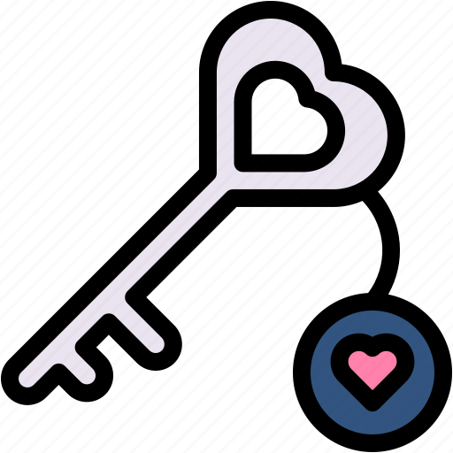 Key, love, and, romance, valentines, day, lock icon - Download on Iconfinder