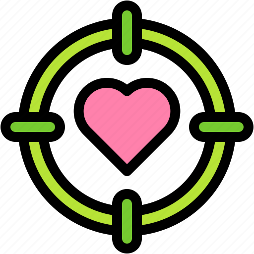 Target, love, and, romance, valentines, day, valentine icon - Download on Iconfinder
