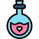 potion, romantic, chemistry, heart, love