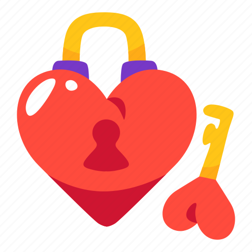 Key, love, heart, lock, keyhole icon - Download on Iconfinder