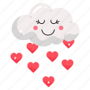cloud, happy, love