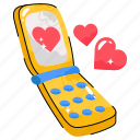 phone, call, love, speech