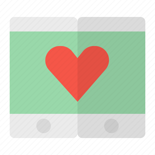Cellphone, heart, mobile, phone, smartphone icon - Download on Iconfinder